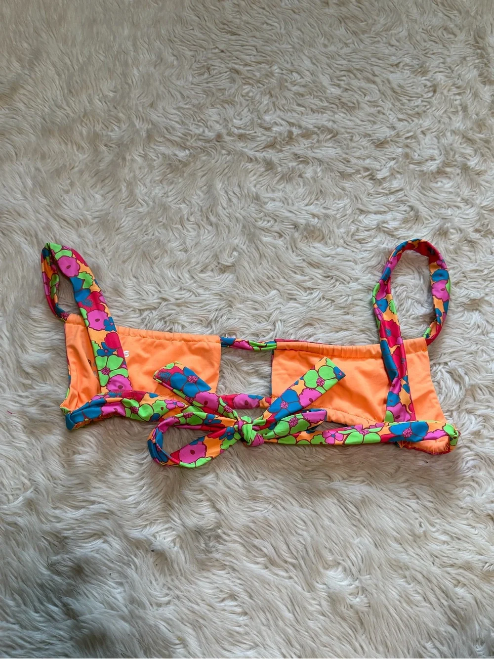 Frankie’s Bikini Willow Top in Groovy Print - Size Medium